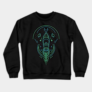 journey to the outer space Crewneck Sweatshirt